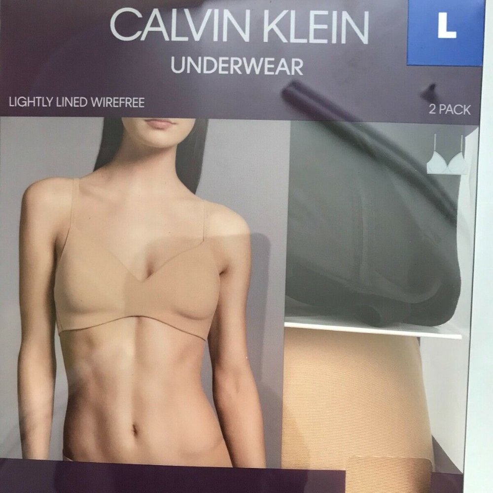 Calvin Klein Women's Lightly Lined Wire free 2 PK